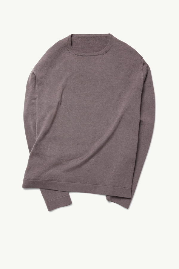 Fig Long Sleeve Knit T-Shirt