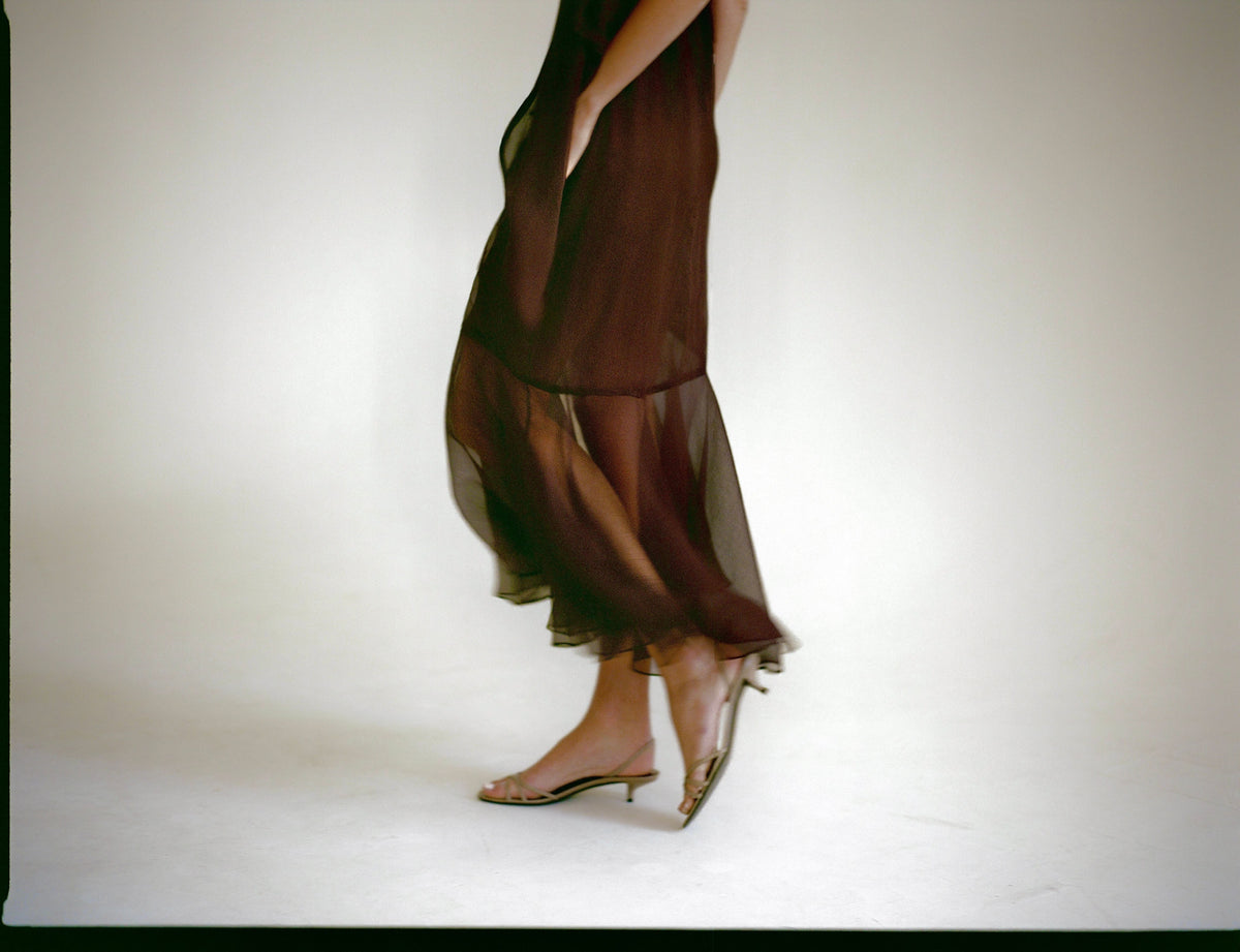 Plum Brown Lada Dress