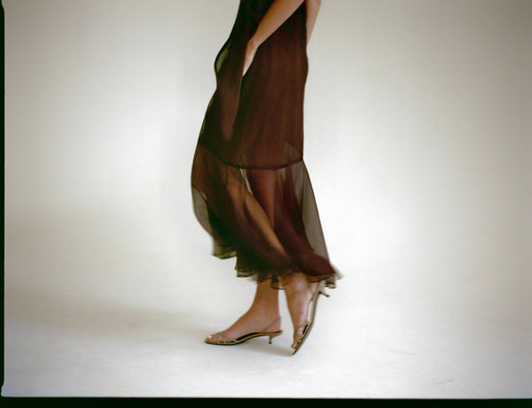 Plum Brown Lada Dress