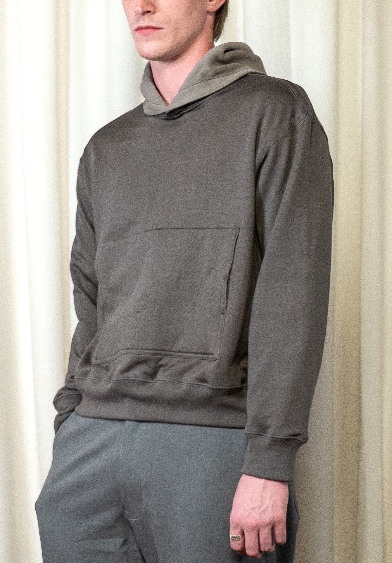 Olive Two ply hoodie