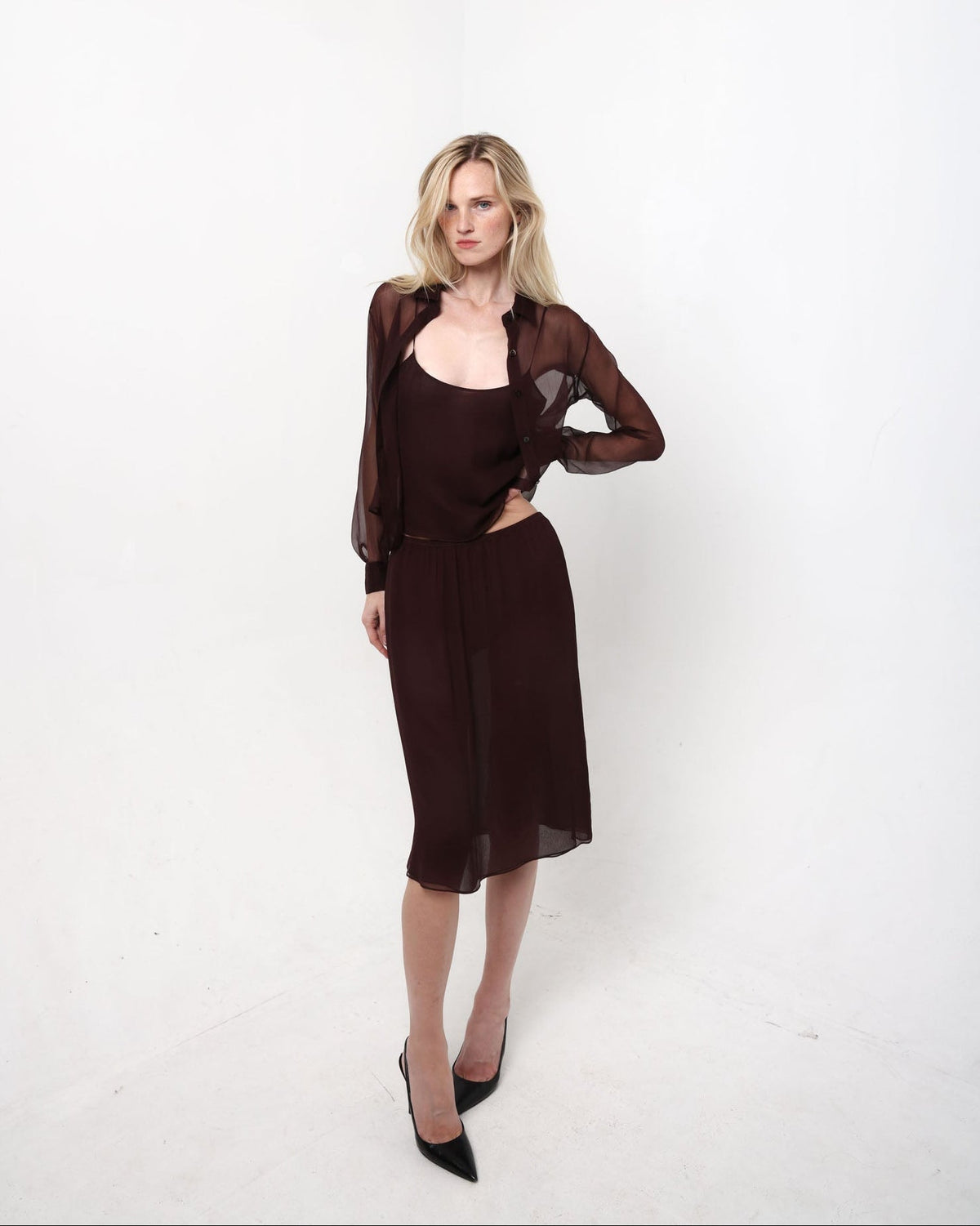 Plum Brown Vanya Shirt