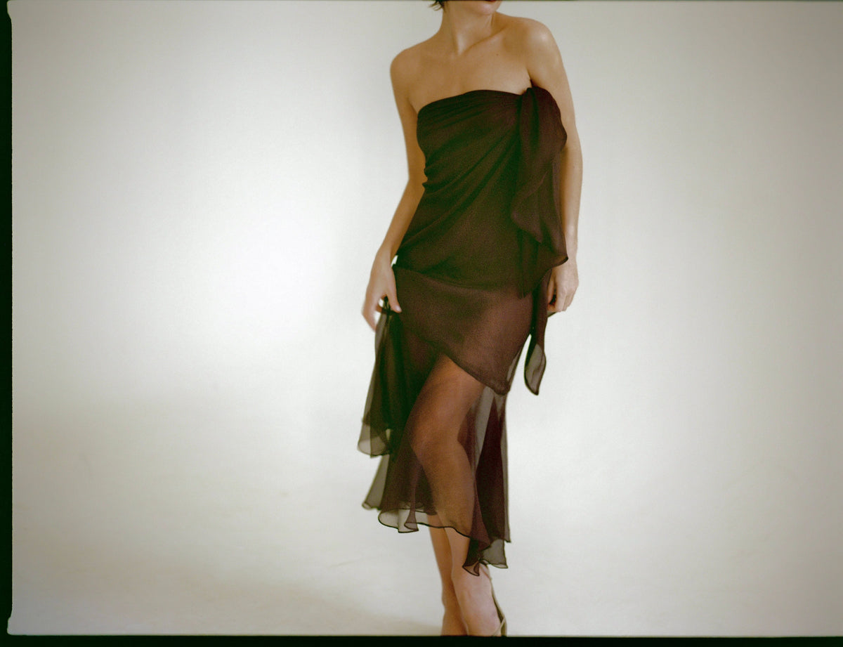 Plum Brown Lada Dress