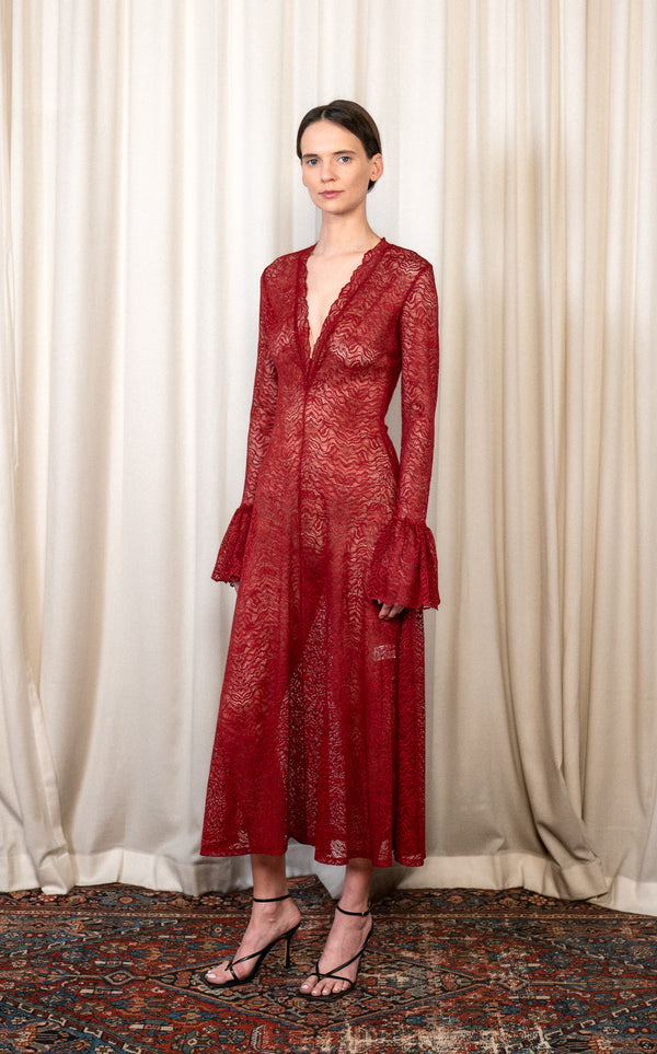 Red Alba Dress