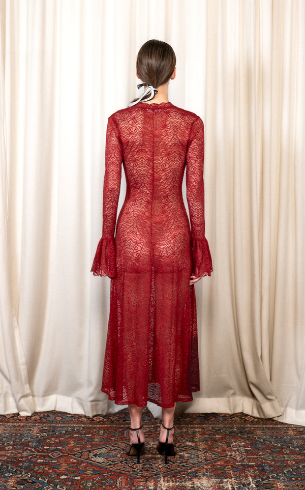 Red Alba Dress
