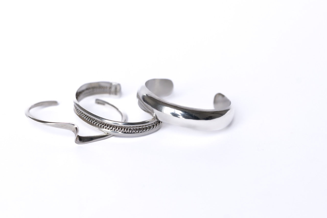 Vintage Silver Bracelet Set