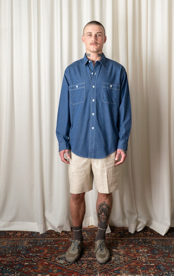 Indigo Long Sleeve Shirt
