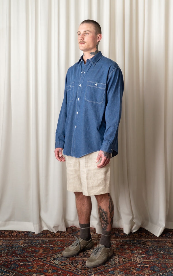 Indigo Long Sleeve Shirt