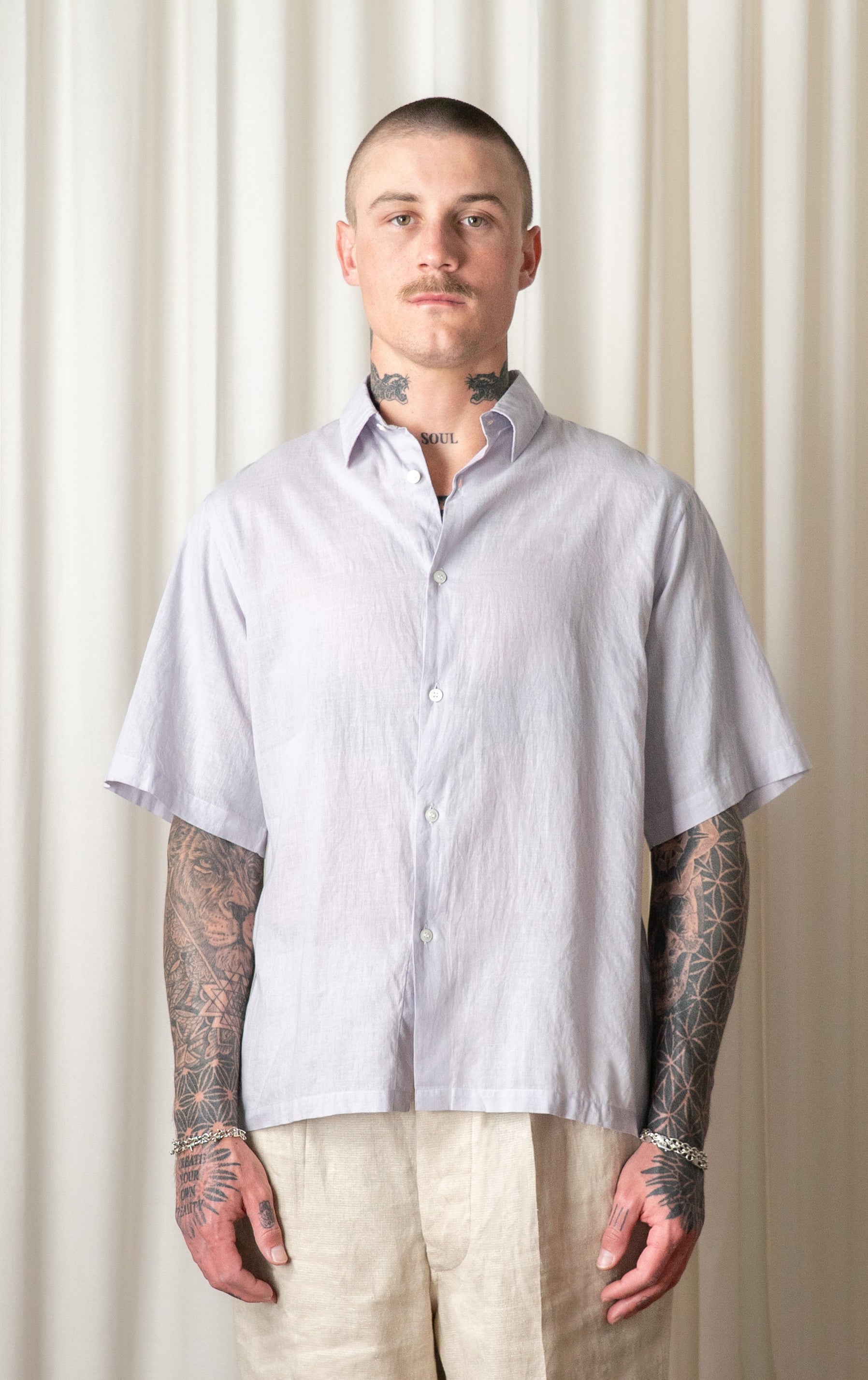Lavender Short Sleeve Shirt