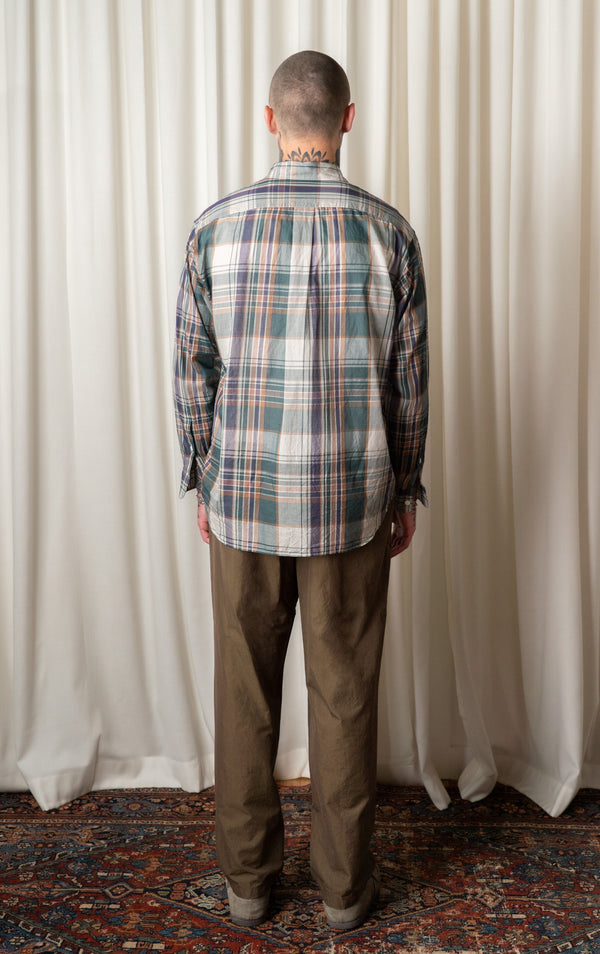 Forest Plaid Button Up