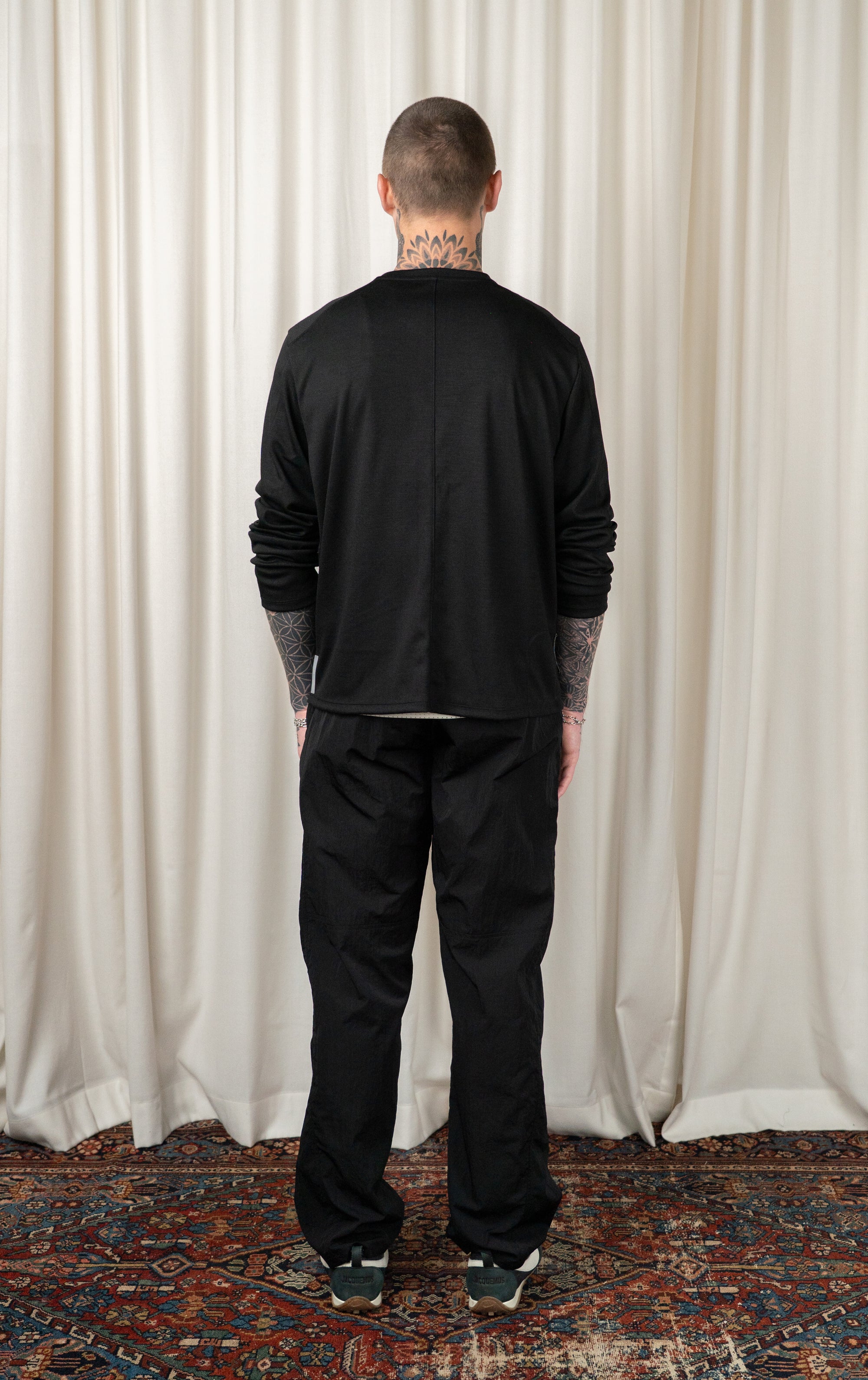 Black Walker Cardigan