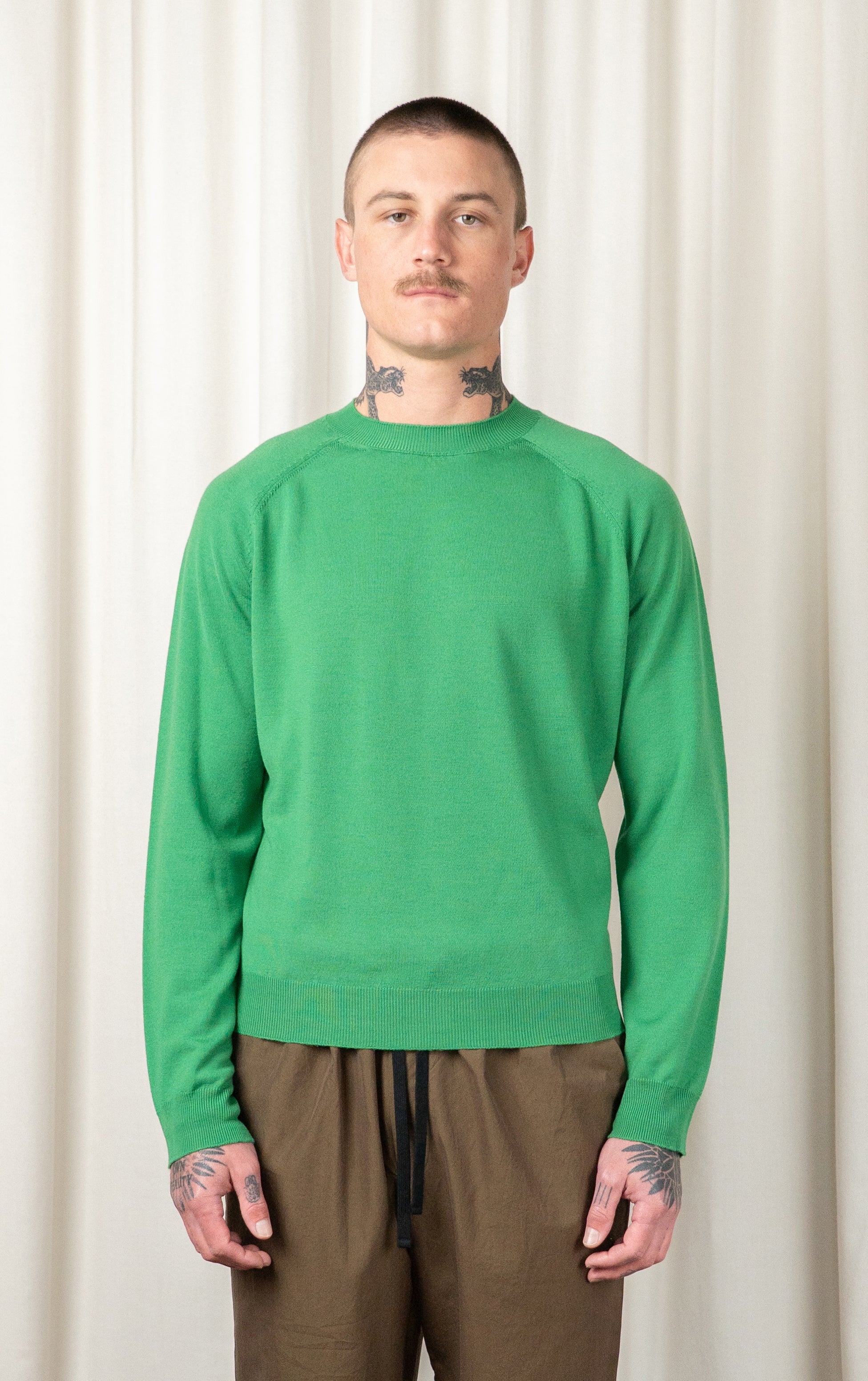 Grass Green Jack Sweater