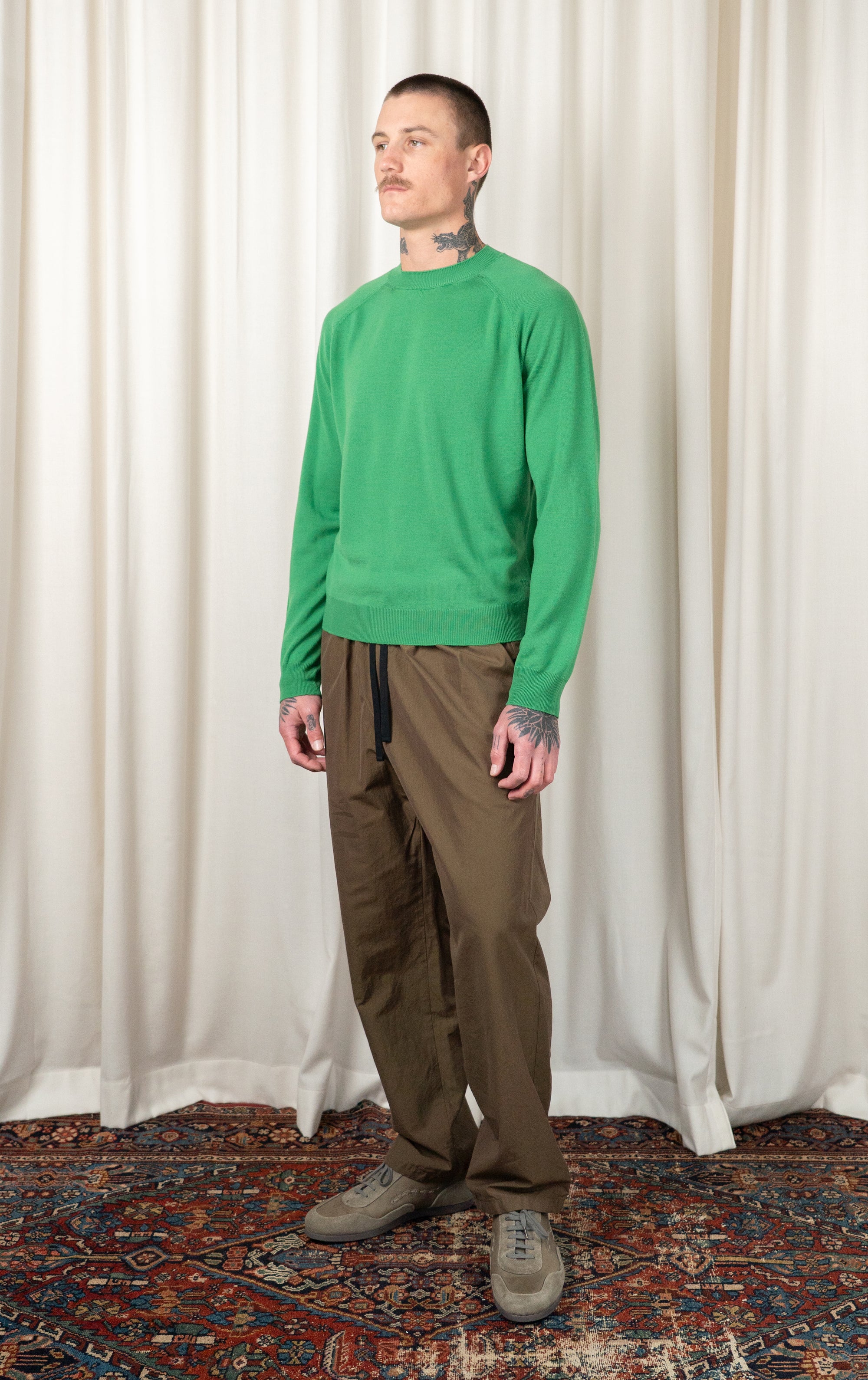 Grass Green Jack Sweater