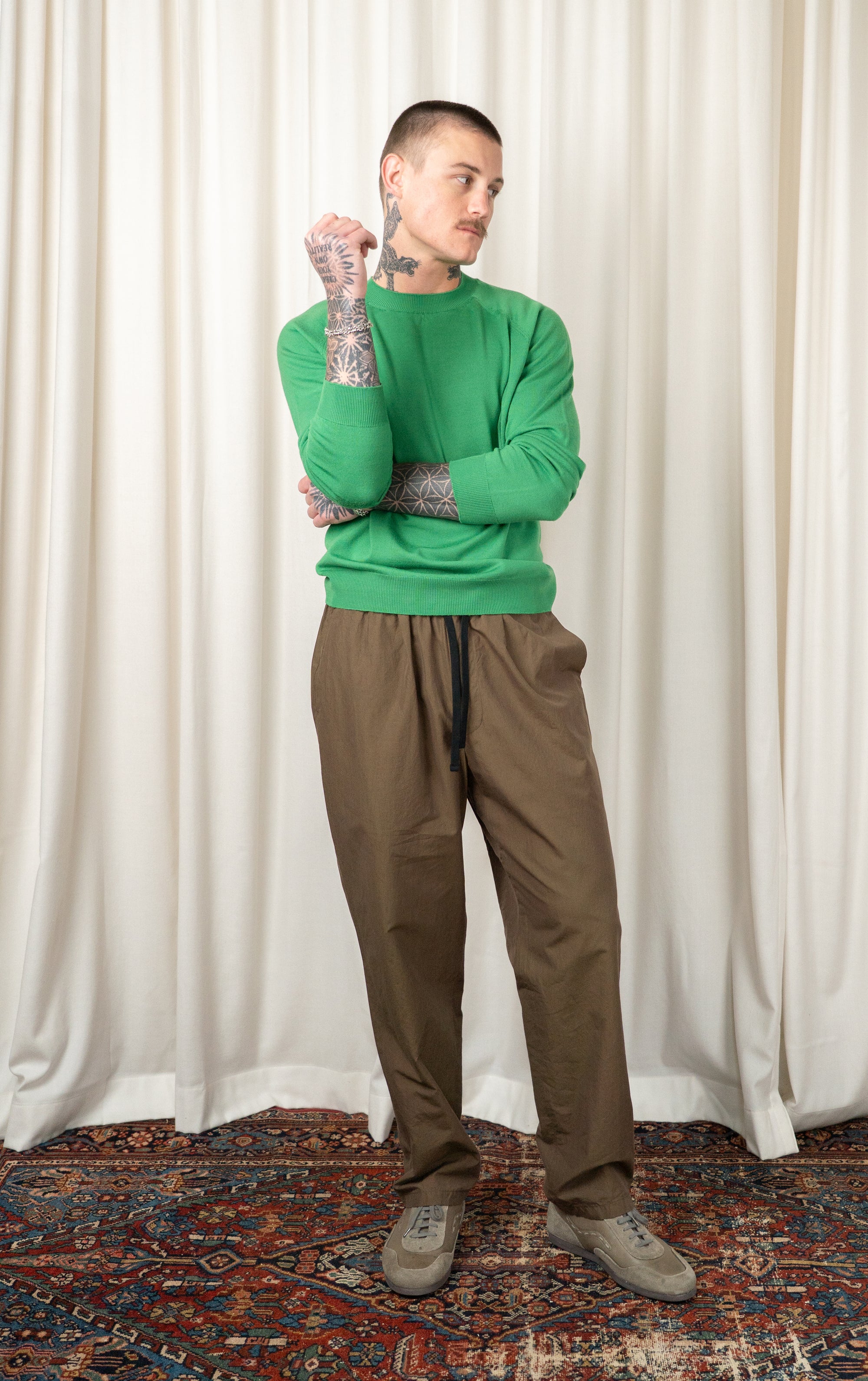 Grass Green Jack Sweater