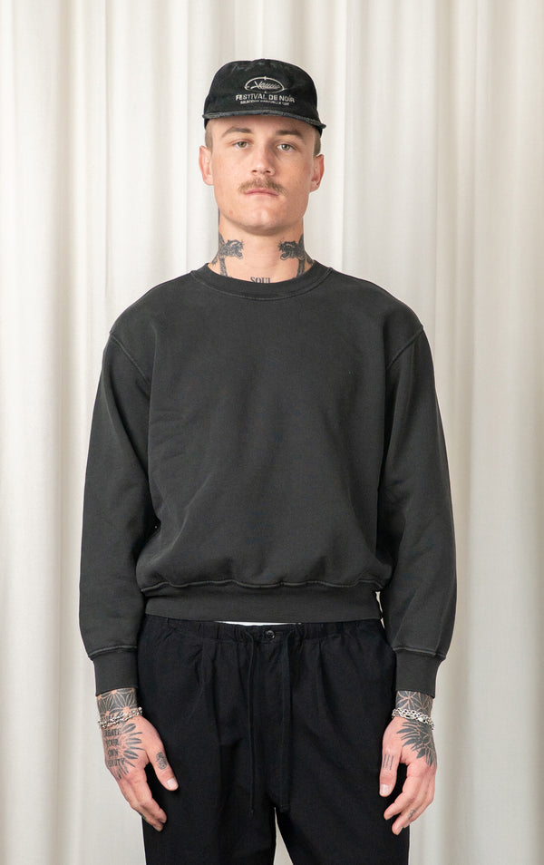 Pigment Charcoal Mini Crewneck