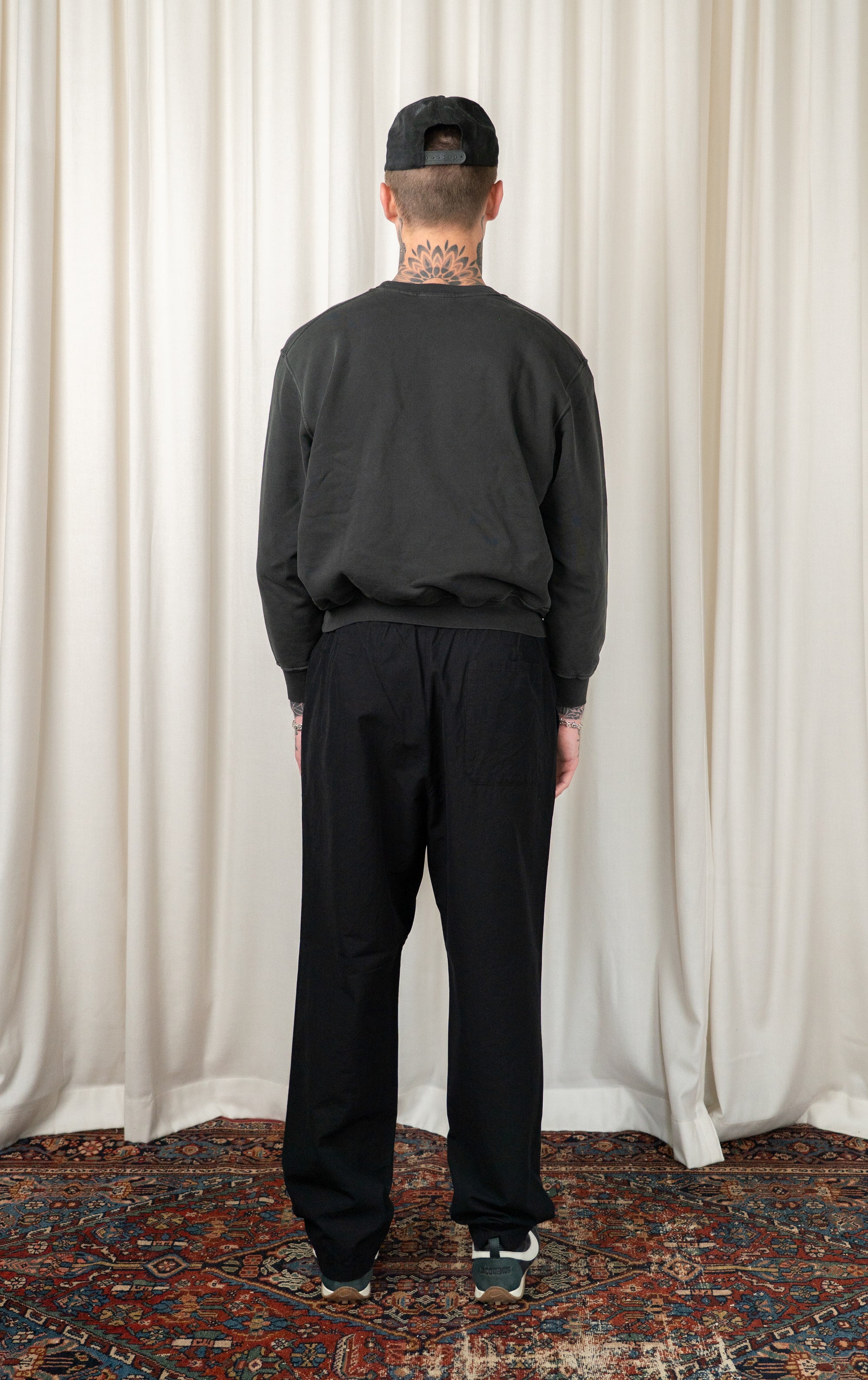 Pigment Charcoal Mini Crewneck