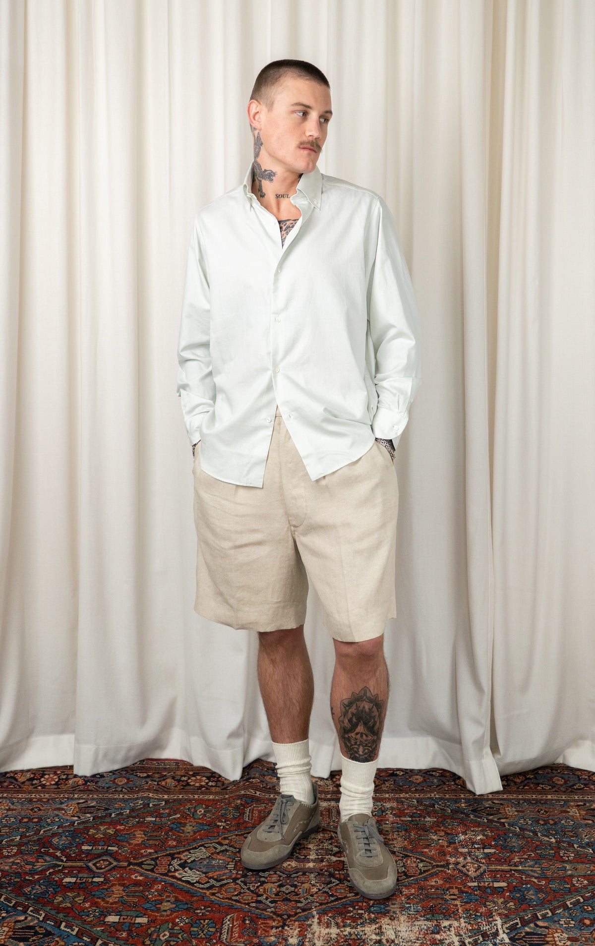 Ice Button Down Collar Shirt
