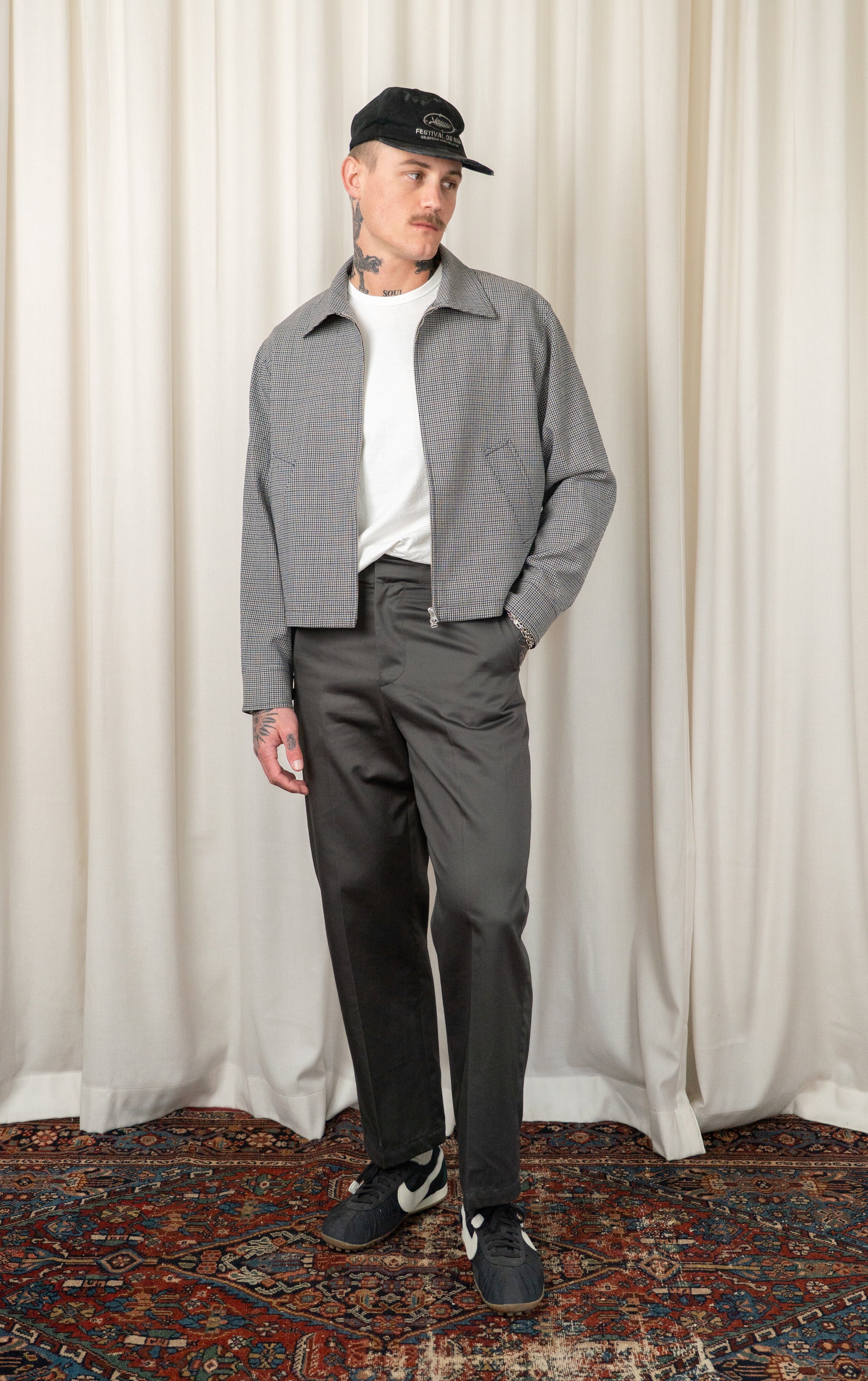 Pewter Twill Trouser