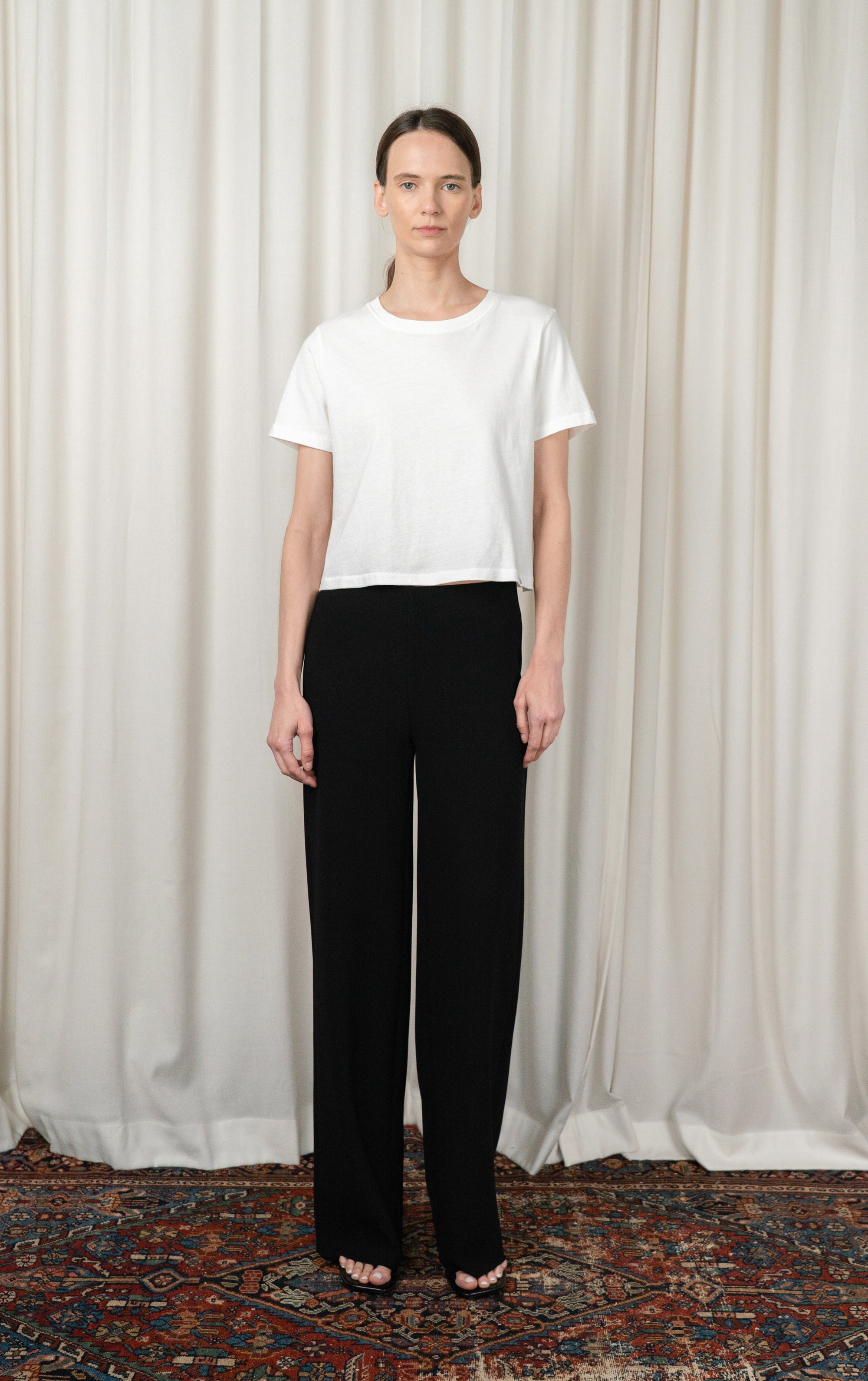 Black LAY2 Straight Trouser