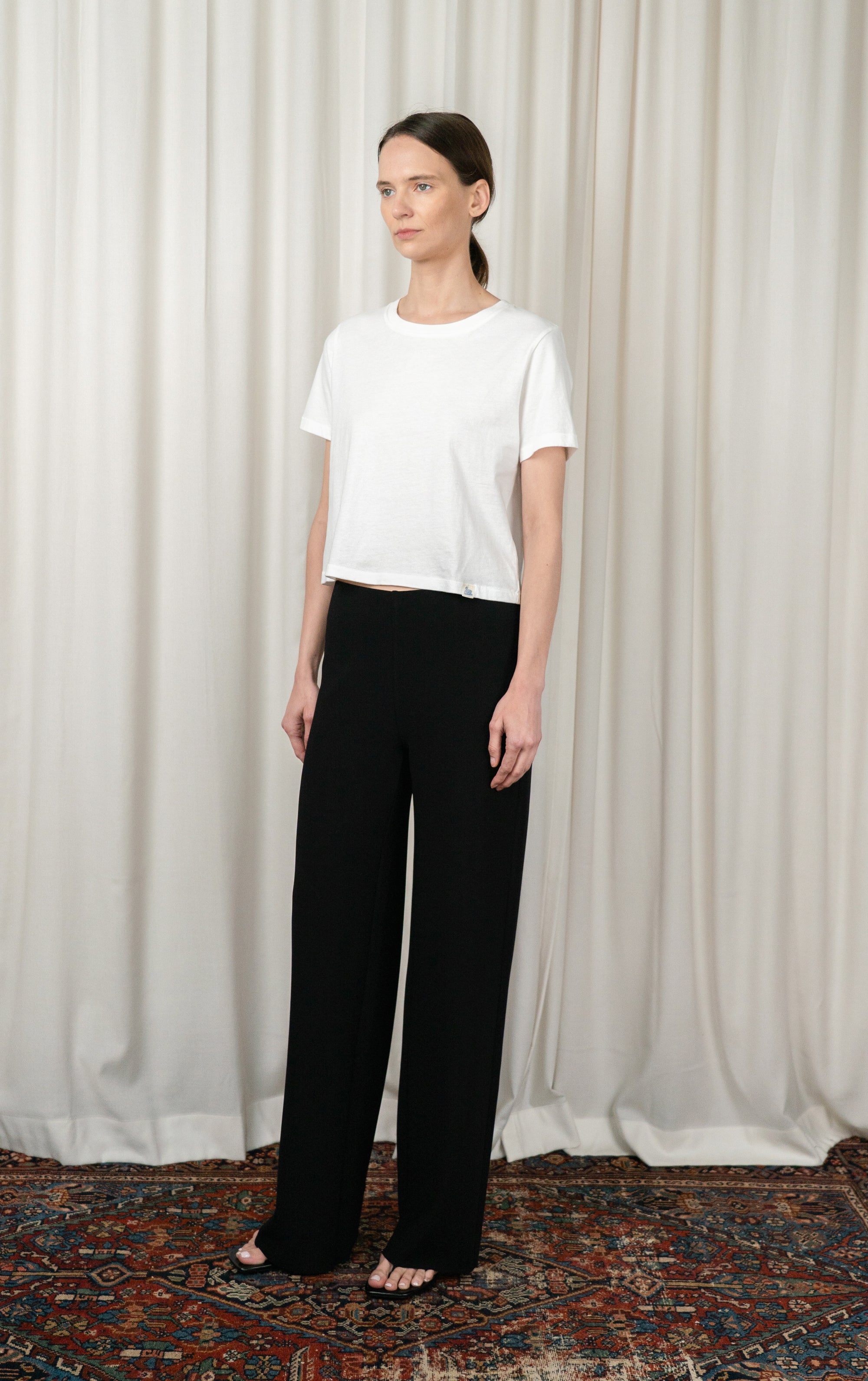 Black LAY2 Straight Trouser