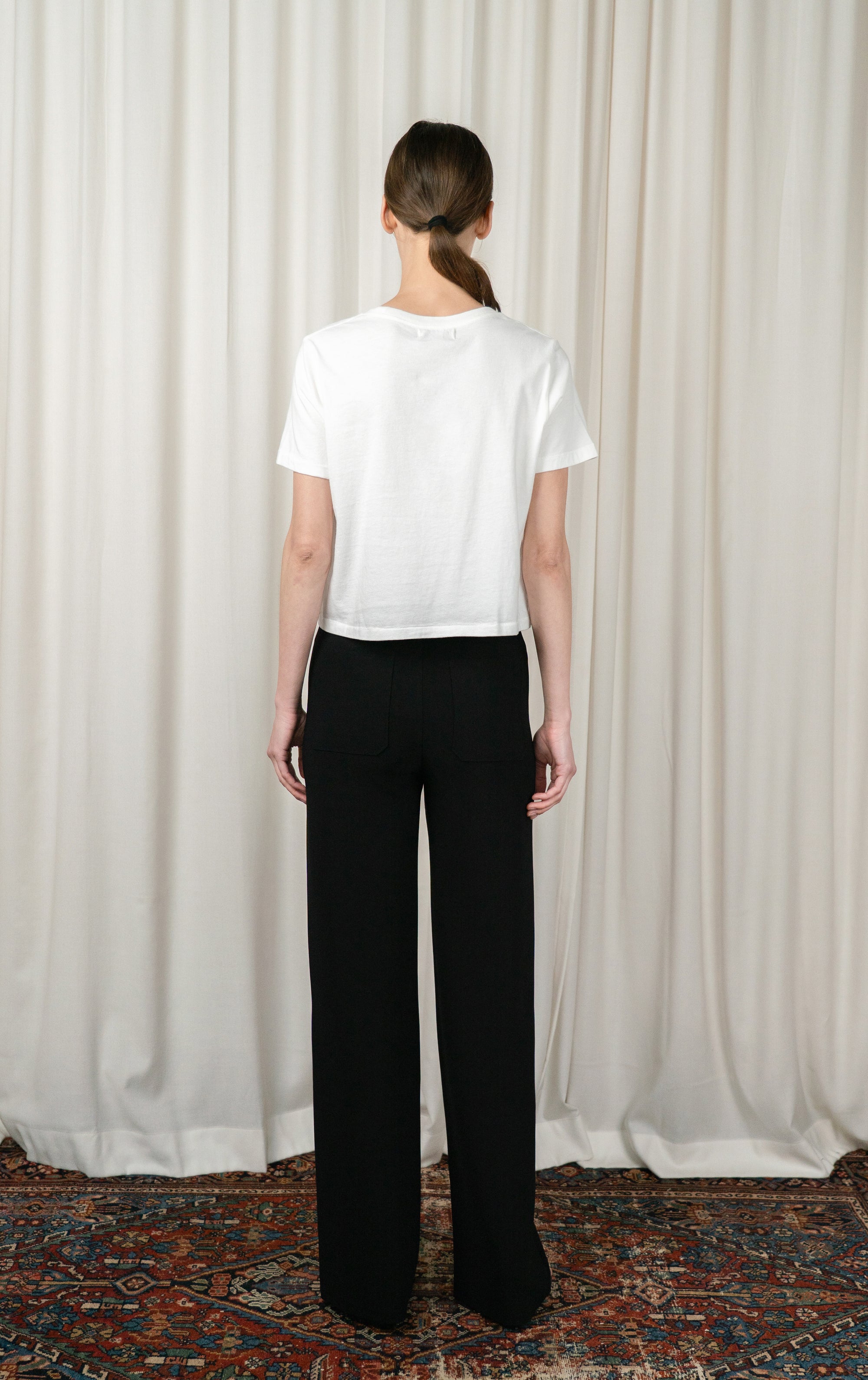 Black LAY2 Straight Trouser