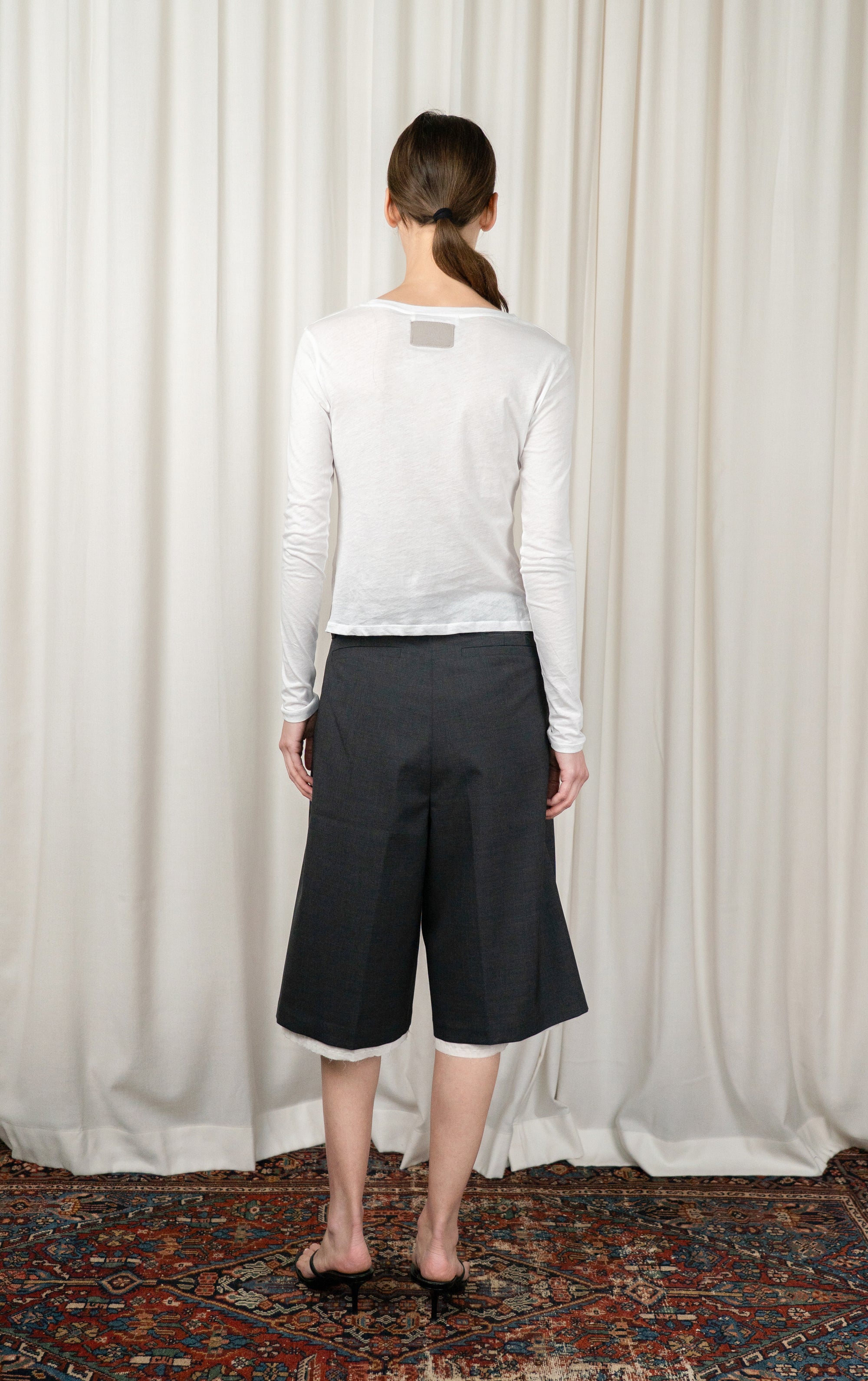 Dark Grey Slash Shorts