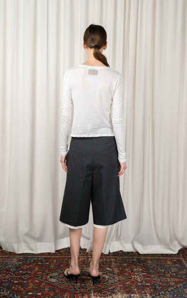 Dark Grey Slash Shorts