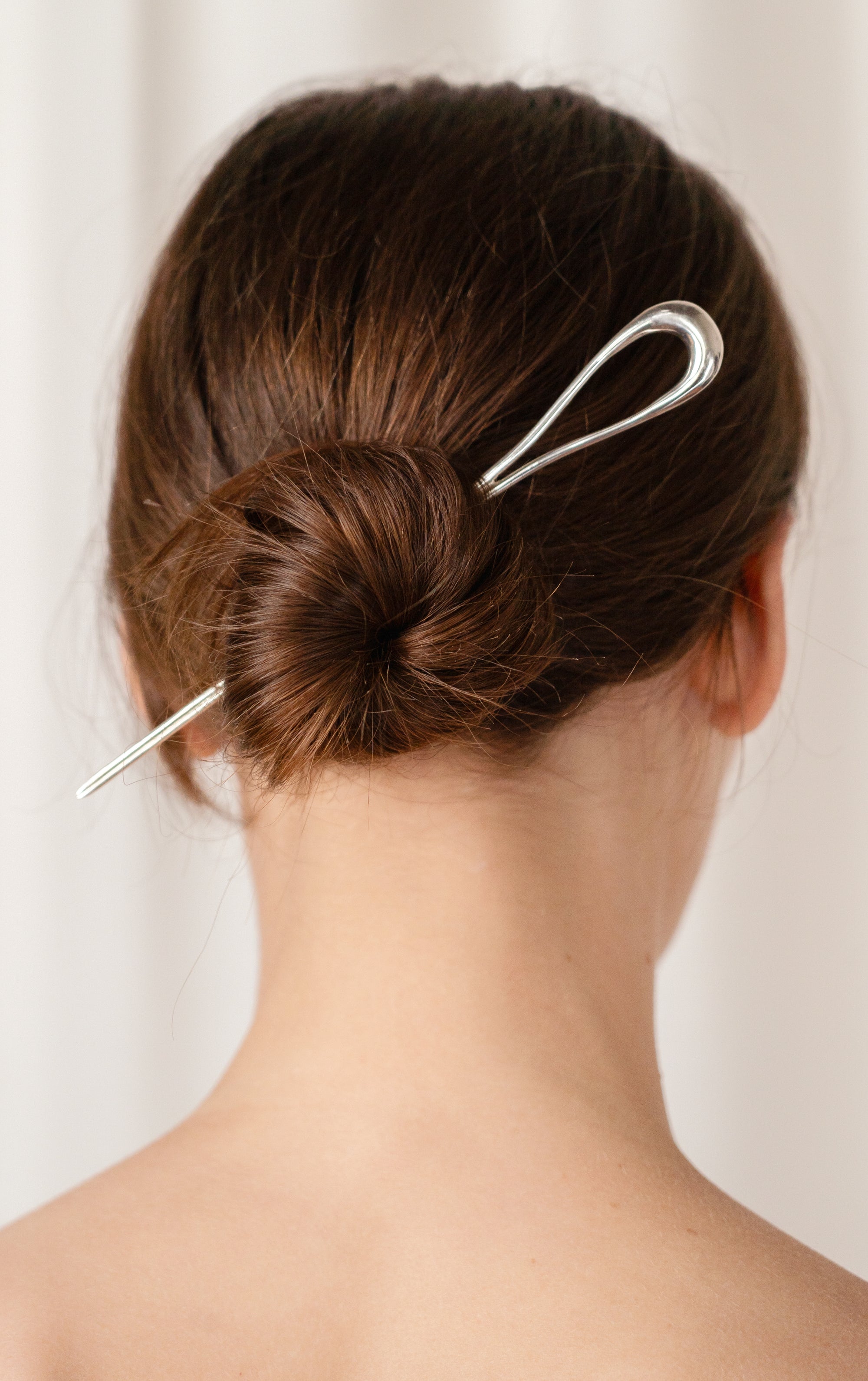 Silver Orbit Hairpin