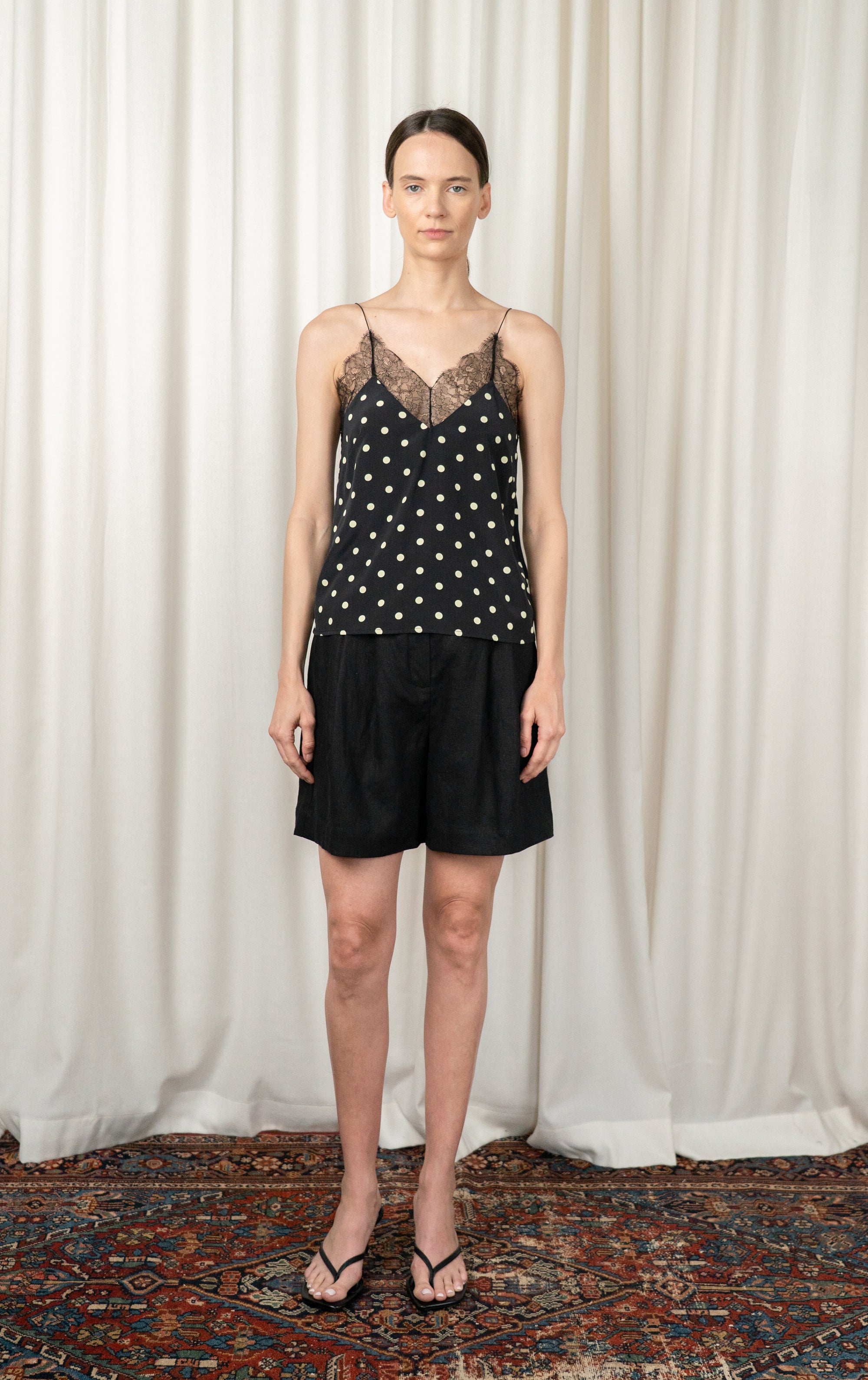 Black/White Polka Dot Layla Top