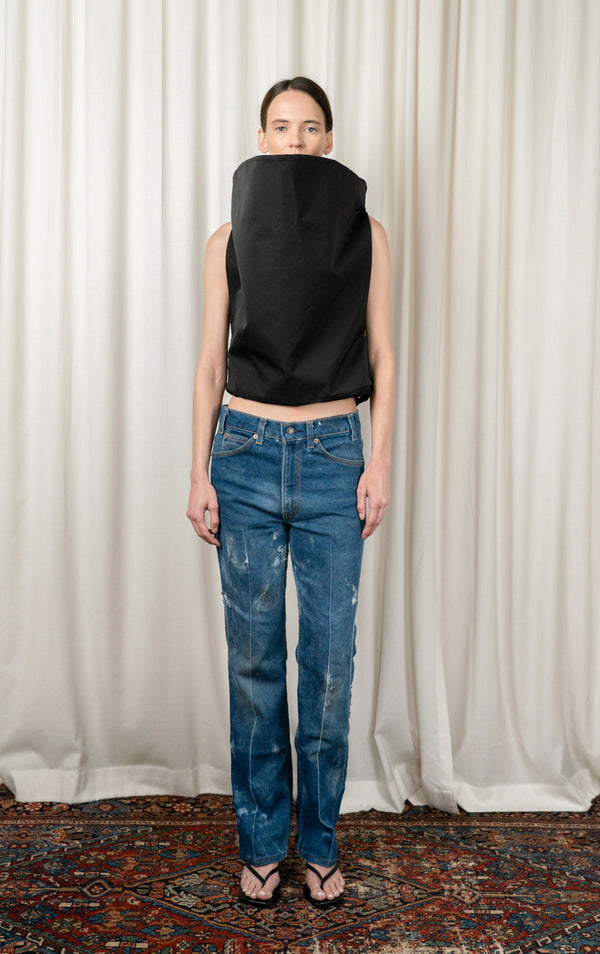 Black Extended Cone Top