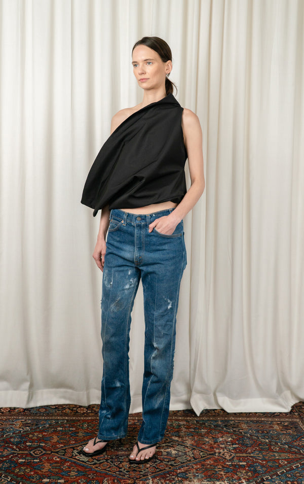 Black Extended Cone Top