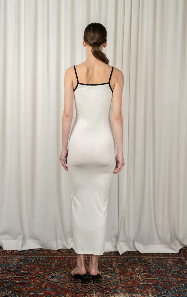 White Slip Tank Maxi Dress
