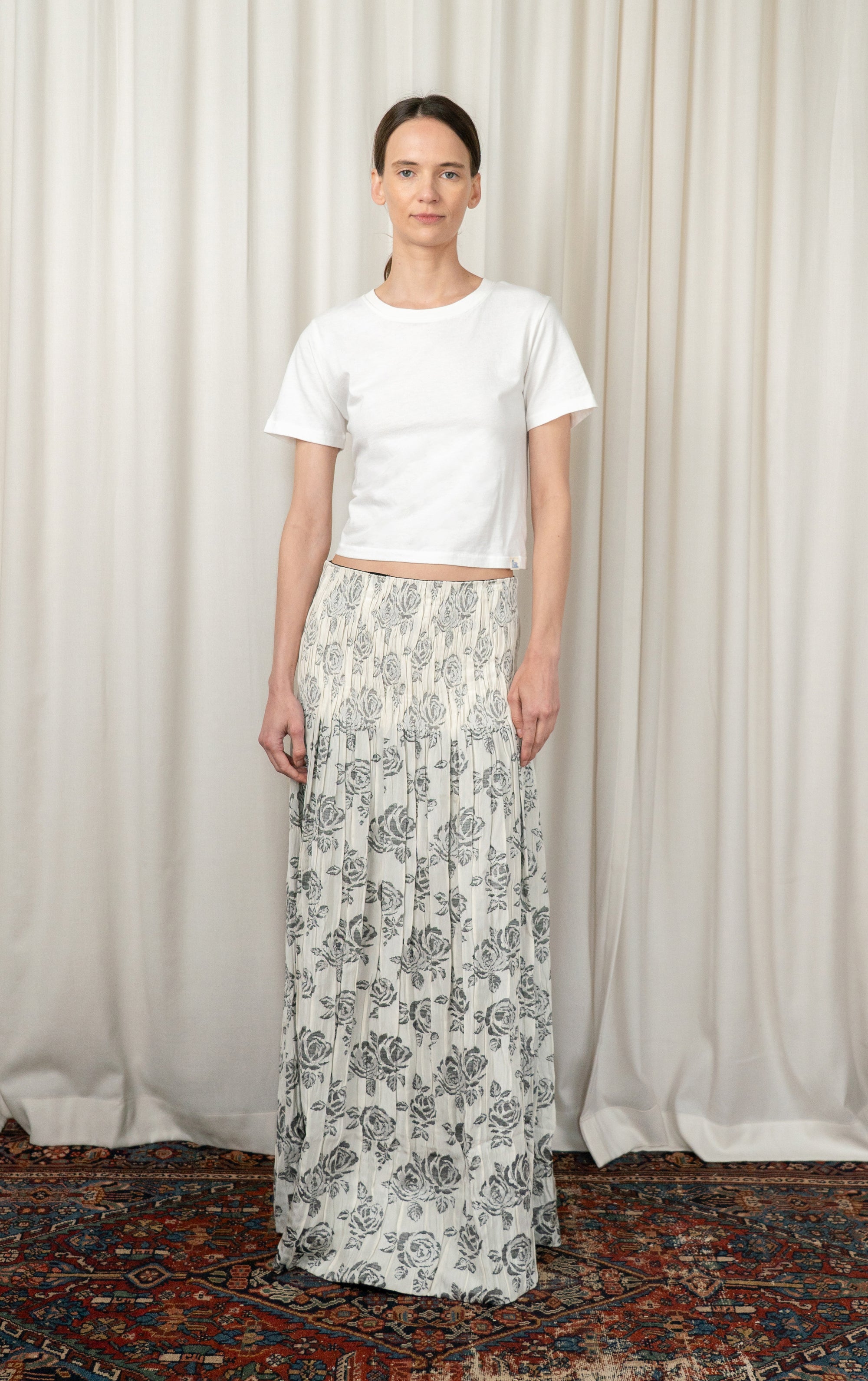 Sterling Rose Brocade Freja Skirt