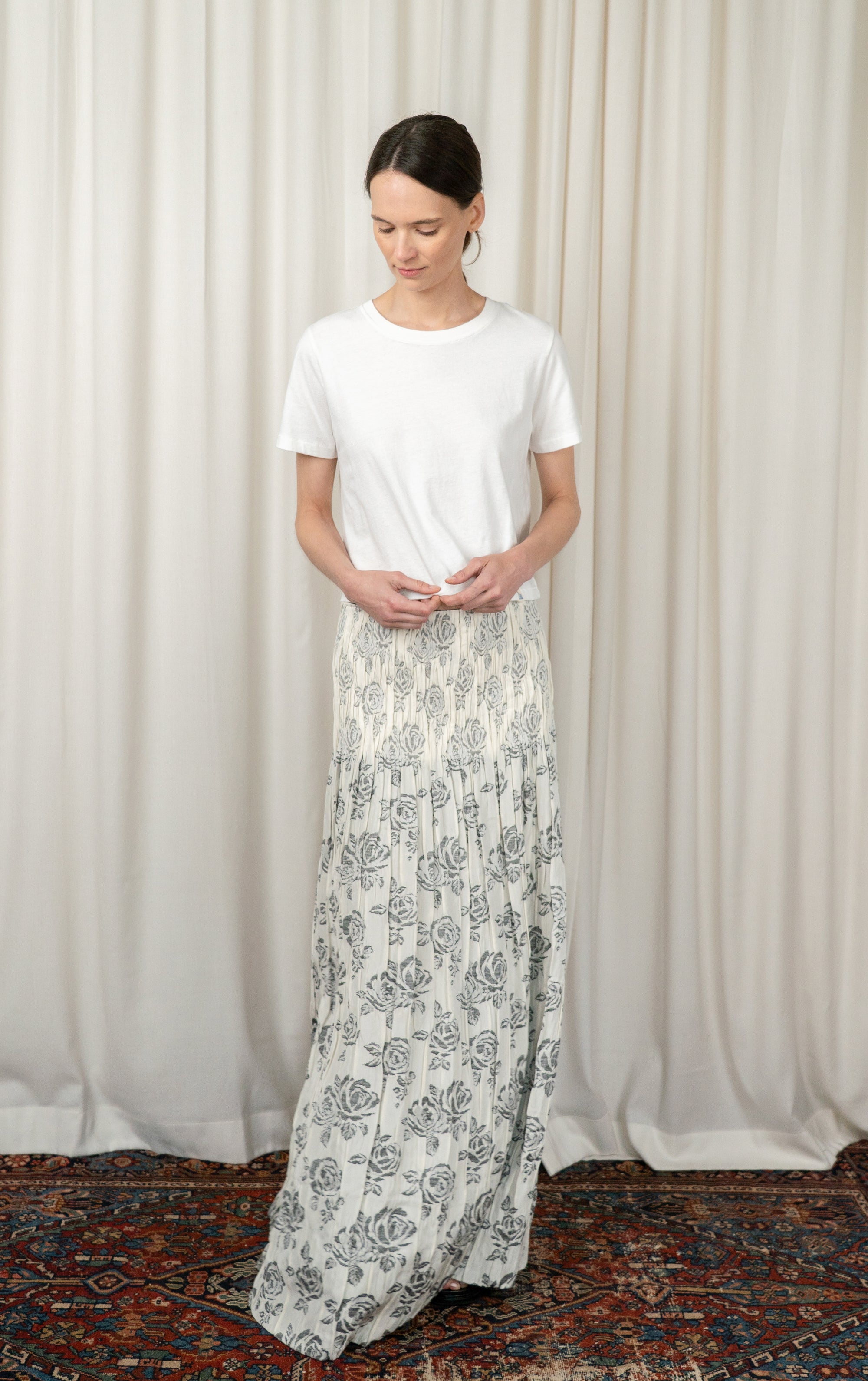 Sterling Rose Brocade Freja Skirt