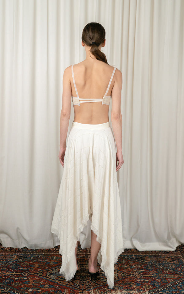 Natural Felicity Cascade Skirt