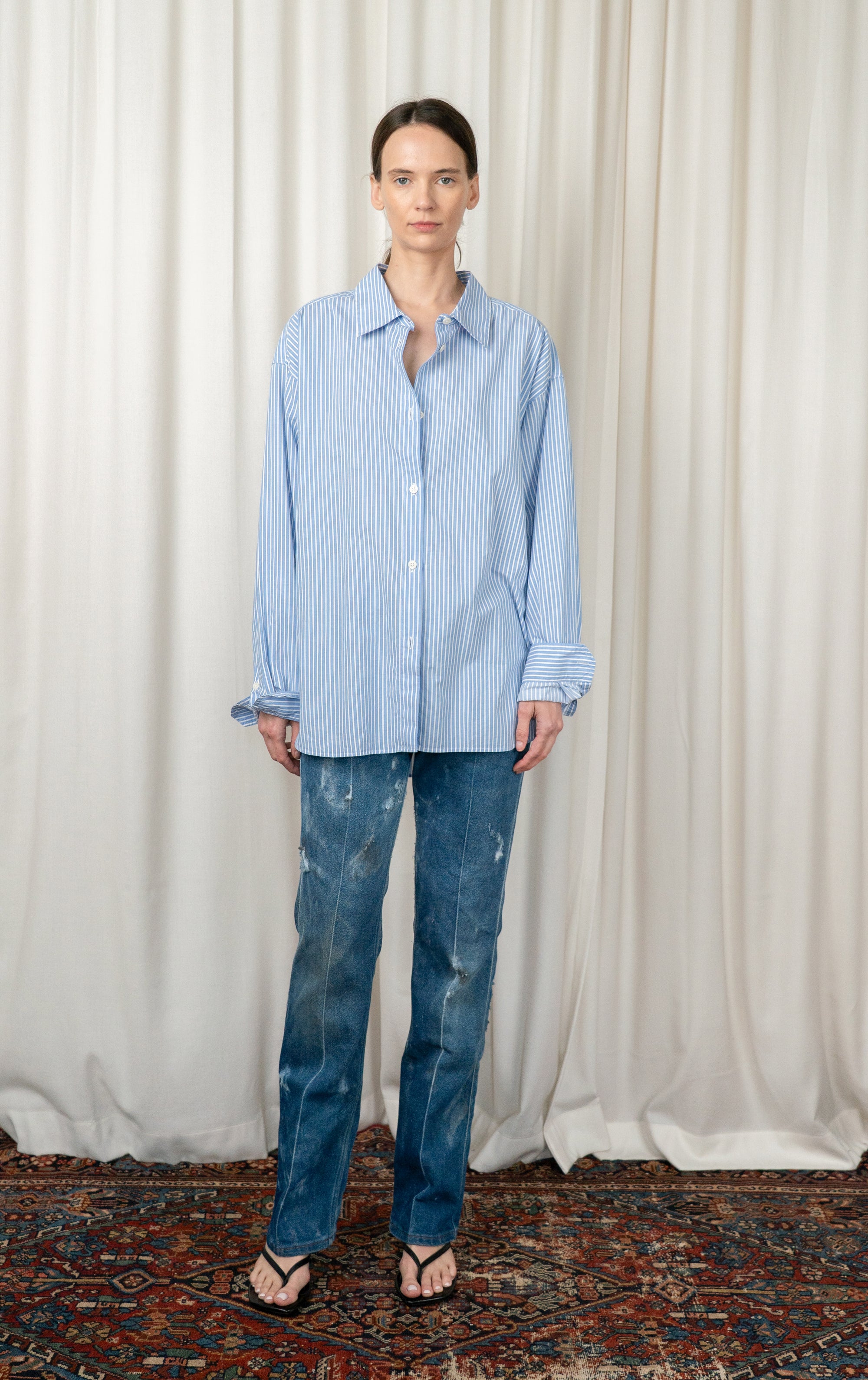 Embassy Stripe Generous Shirt