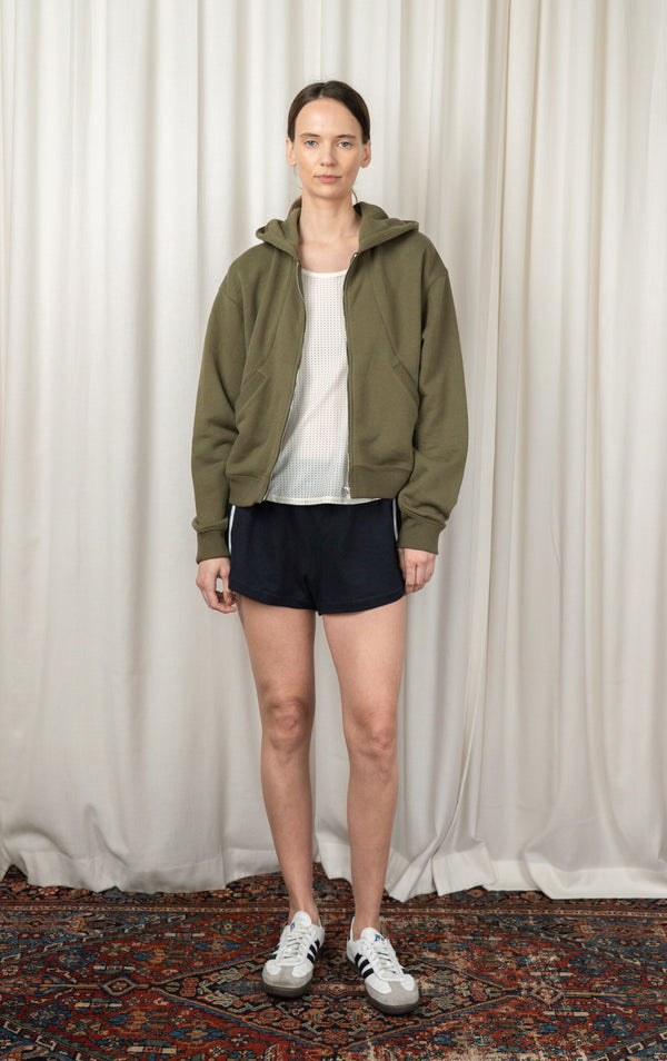 Olive Alice Zip Up Hoodie