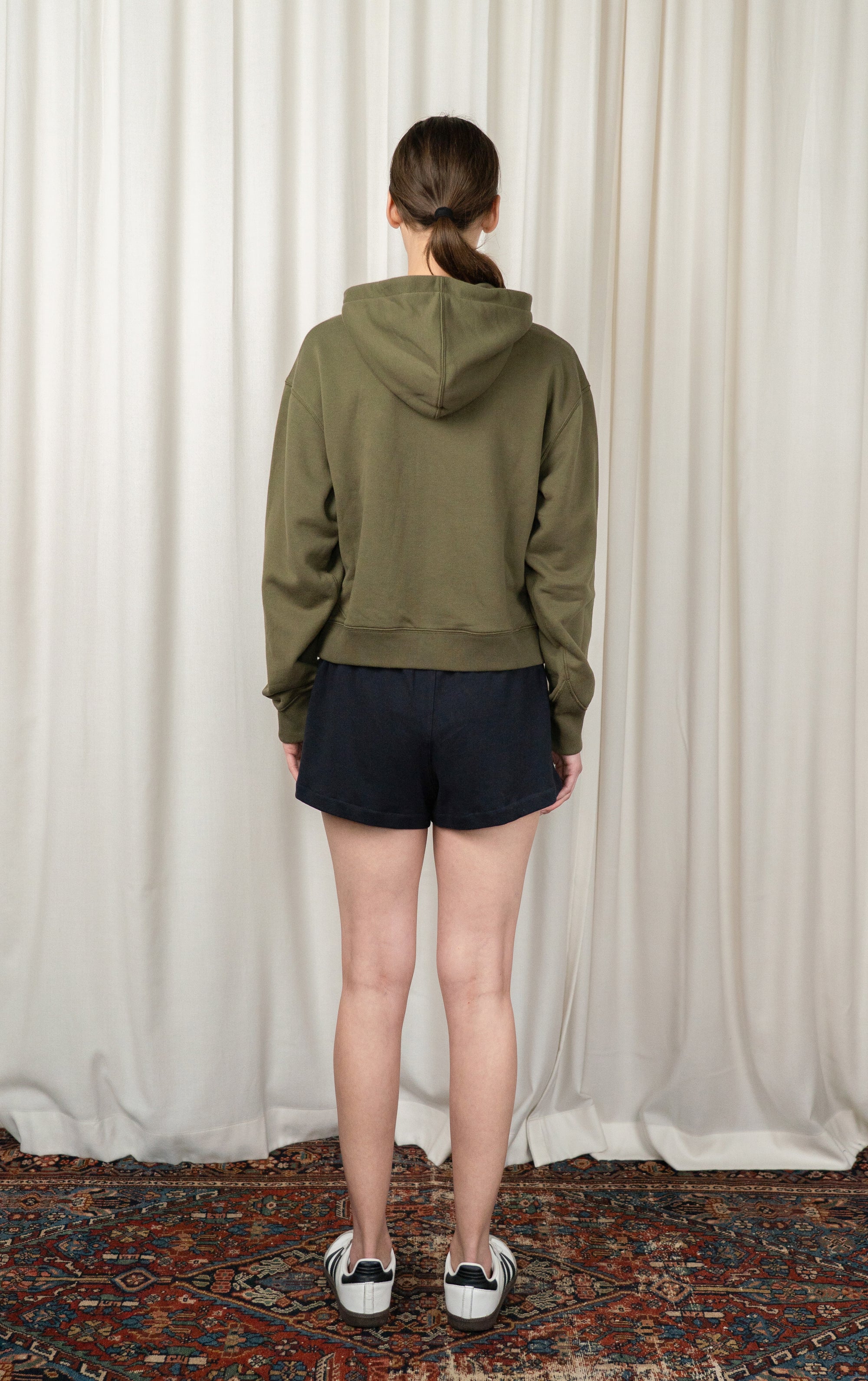 Olive Alice Zip Up Hoodie