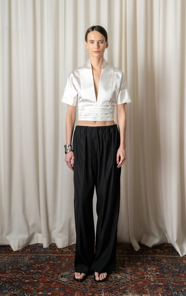 Pearl Tuxedo Top