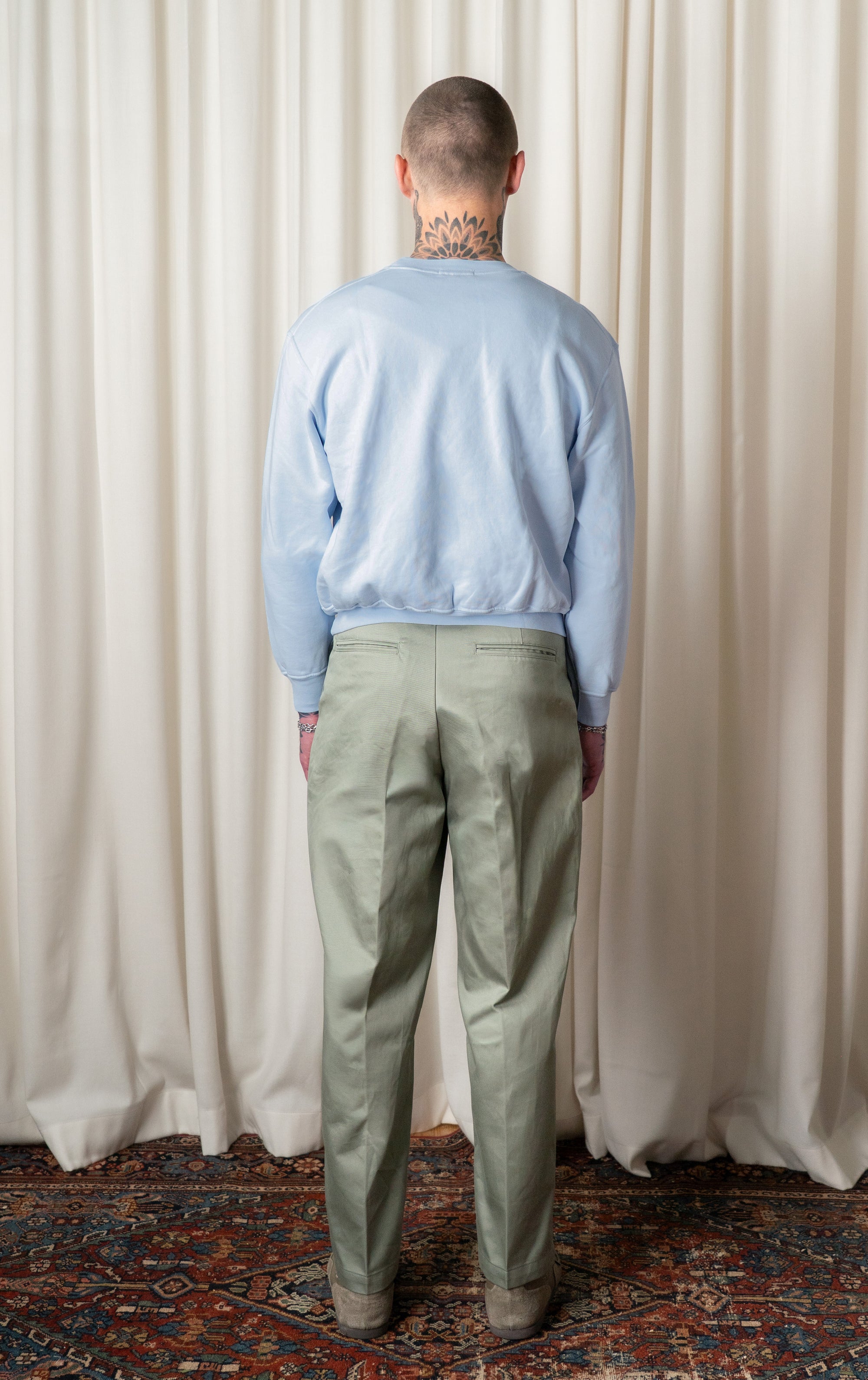 Pale Blue Mini Crewneck