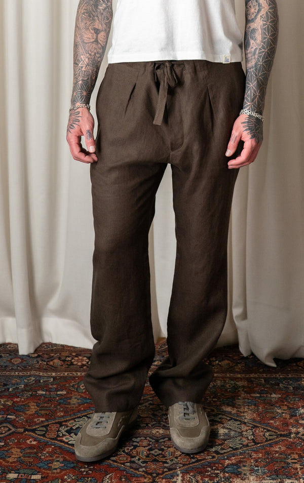 Chocolate Drawstring Trouser