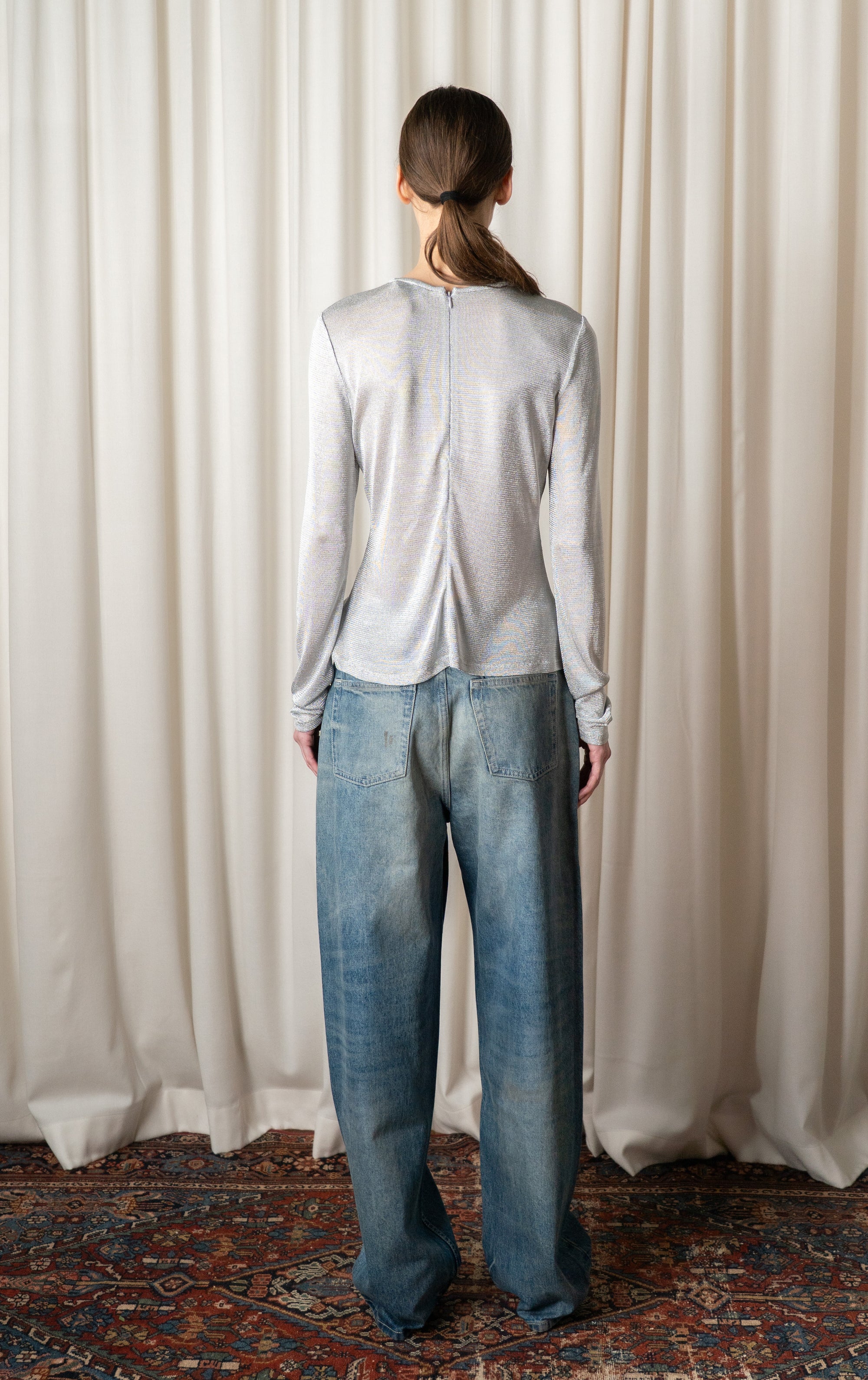 Silver Sophie Top