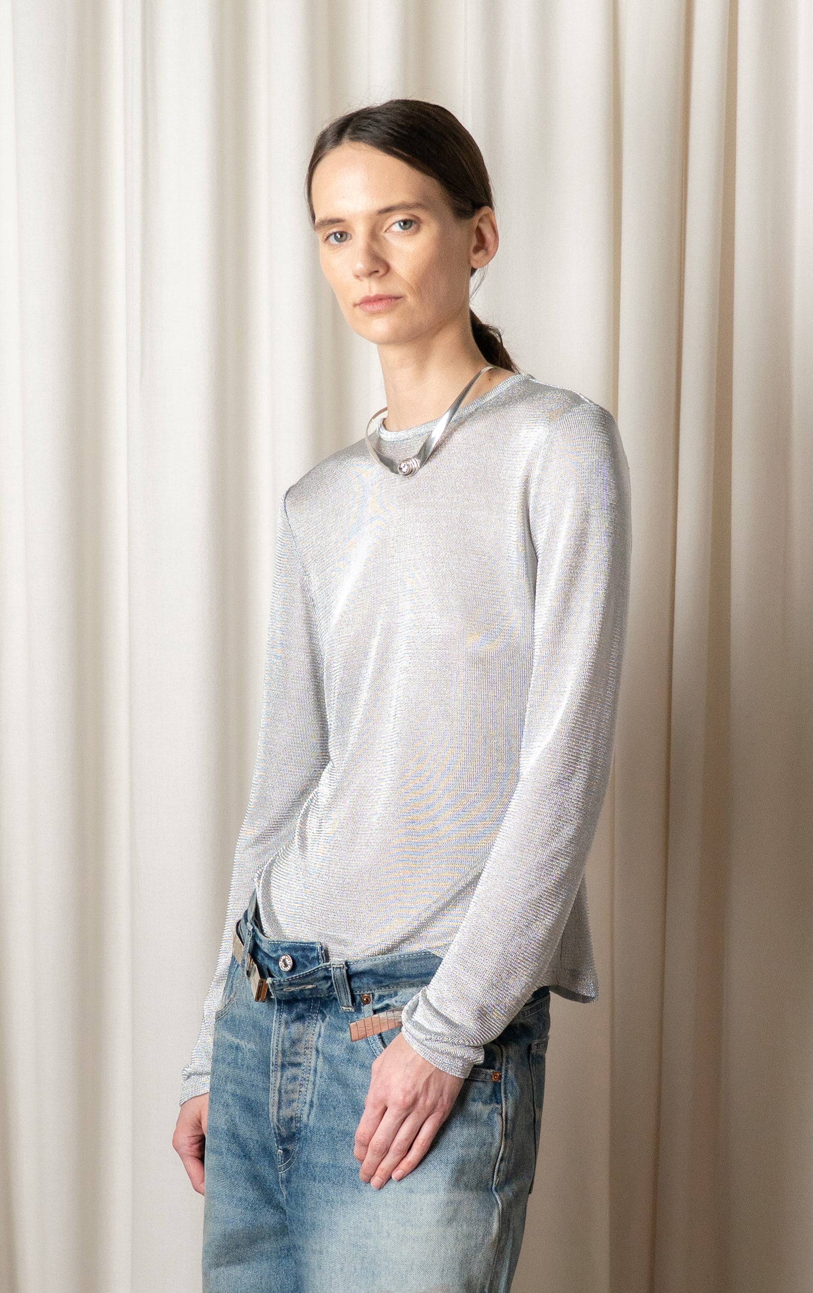 Silver Sophie Top