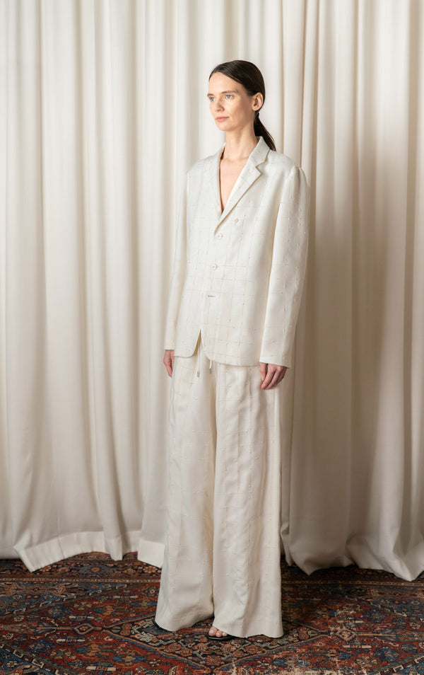 Natural Wesley Drawstring Pant