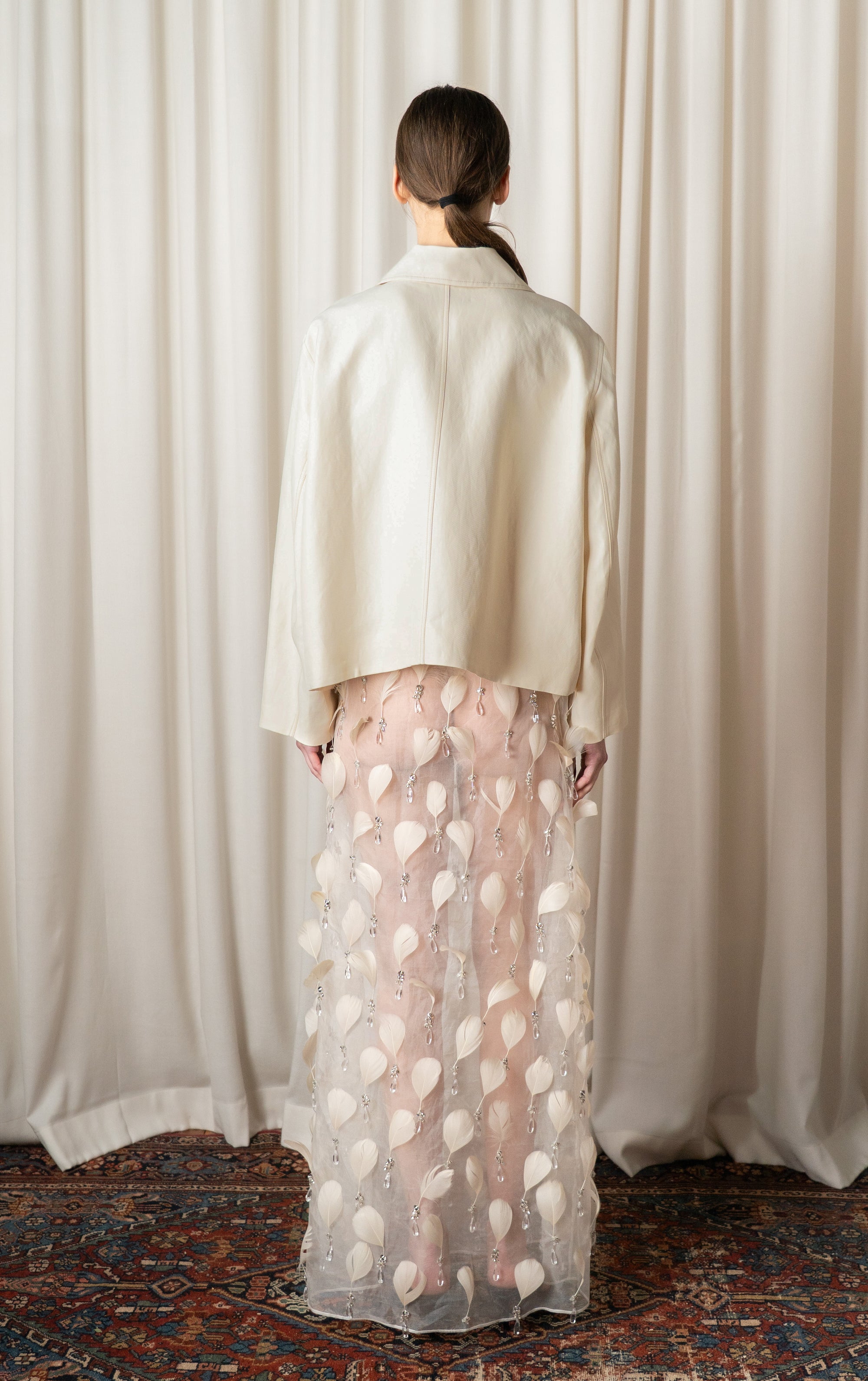Greige Remi Cropped Jacket