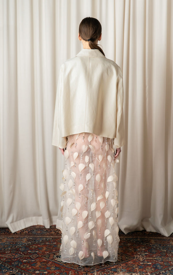 Greige Remi Cropped Jacket