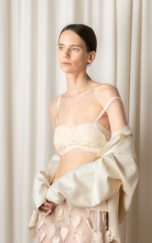 Sand Tulle Bralette