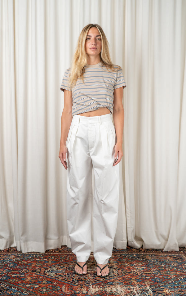Ivory Joel Pleated Trouser