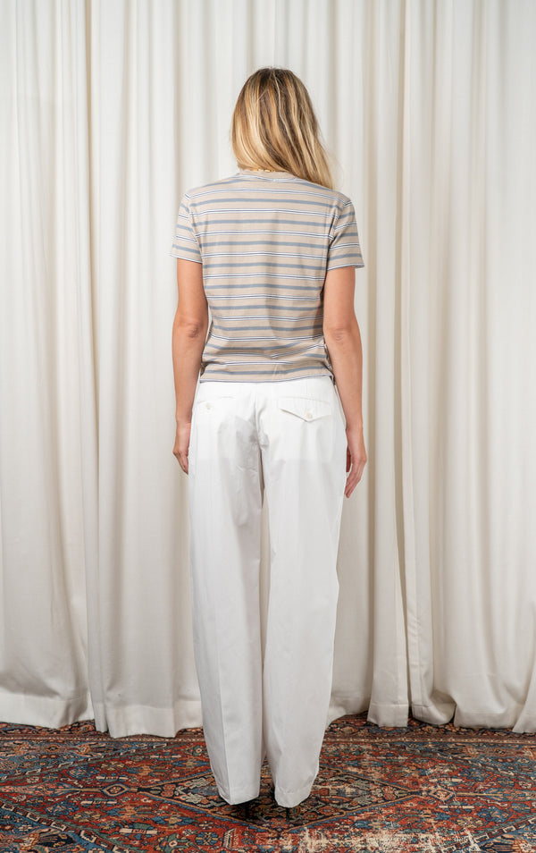 Ivory Joel Pleated Trouser