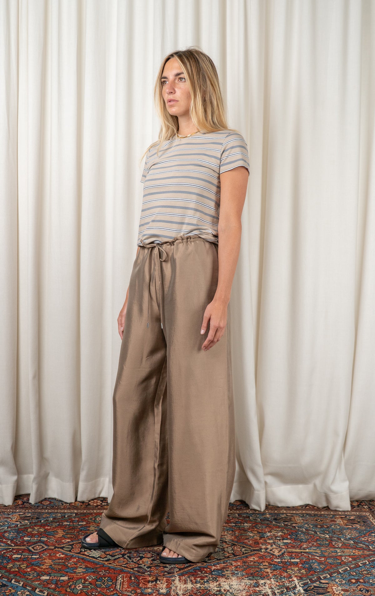 Copper Wesley Drawstring Pant
