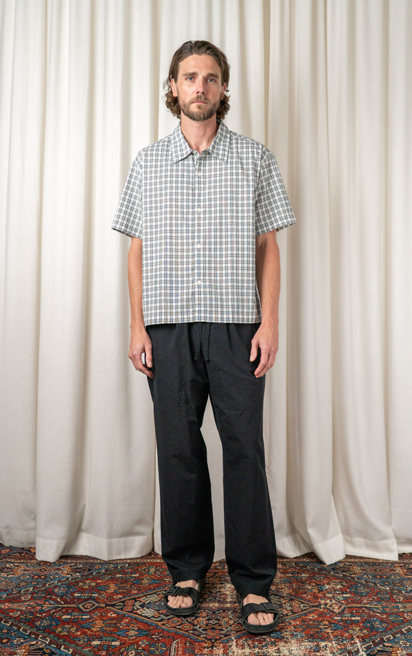 Off White Check Holiday Shirt